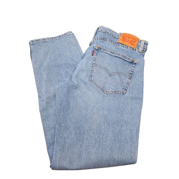 Mens 511 Levi's Light Blue Straight Leg Jeans Slim 36x32 Run Small - Picture 5 of 13